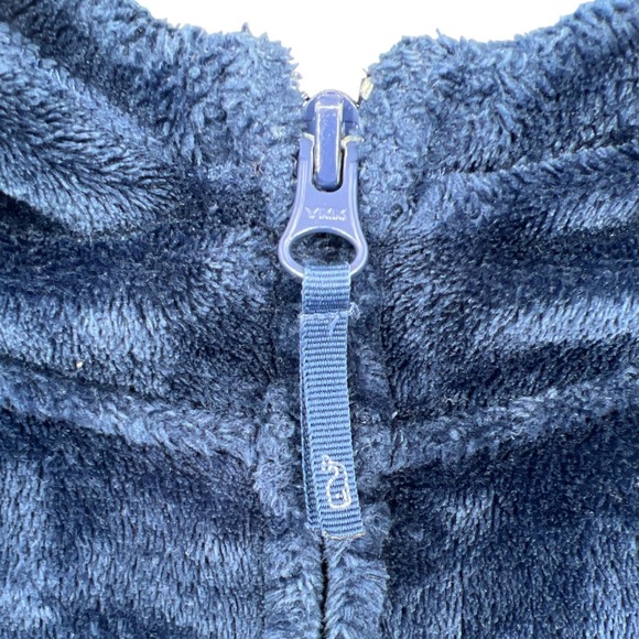 Vineyard Vines Kids Fleece One Piece Whale Pajama Jumpsuit Navy Small 8–10 EUC - Picture 3 of 10